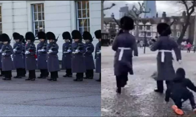 Watch the Queen’s guardsman viral video reacted by netizens