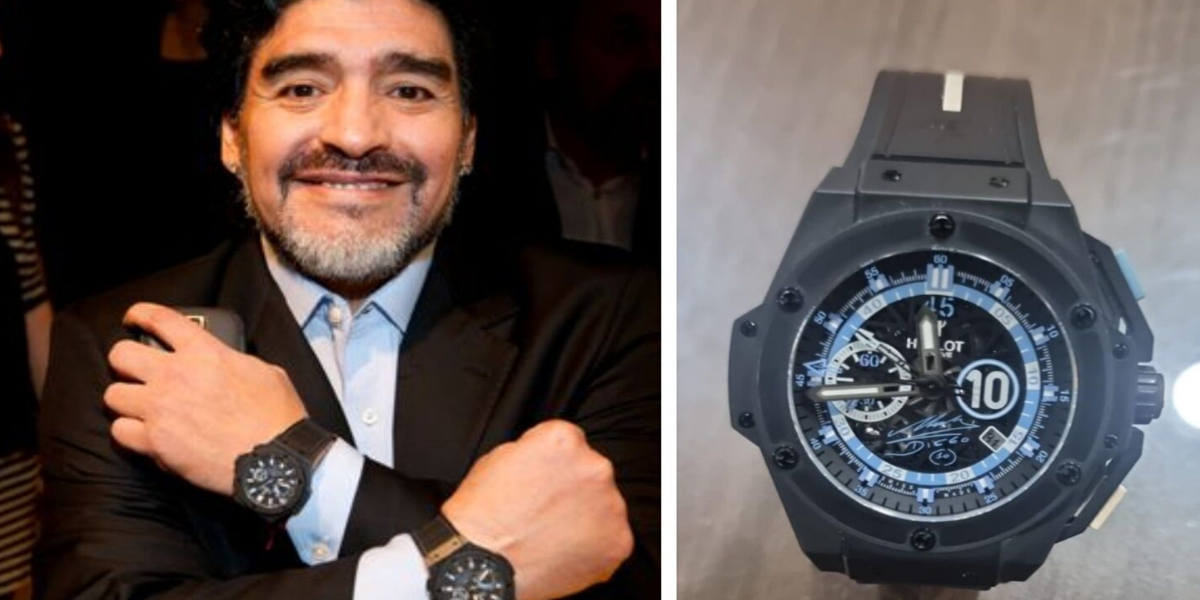 Diego Maradona watch theft