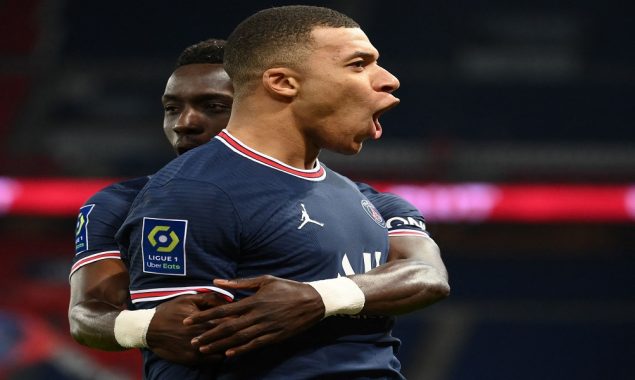 Mbappe reaches landmark with double as PSG beat Monaco
