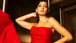 Nora Fatehi’s bold photo shoot in eye-catching red dress goes viral