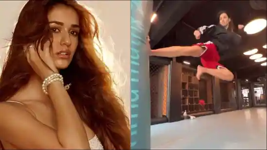Disha Patani’s workout video of flying kicks geos viral