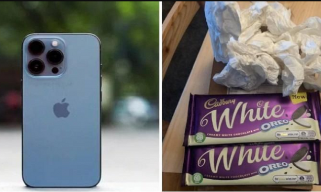 Watch: A man orders iPhone 13 and receives two Cadbury Chocolate Bars