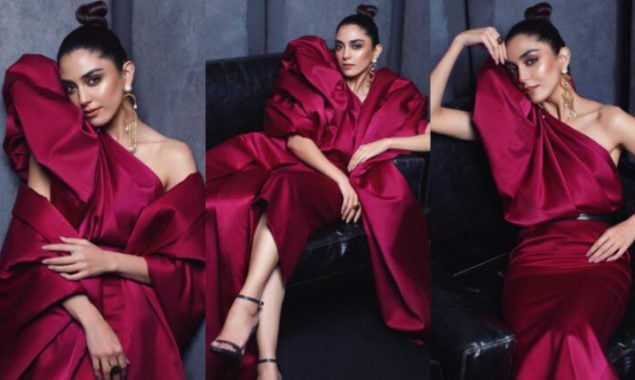 Maya Ali’s Photos In a Chic Maroon Dress Goes Viral | PHOTOS