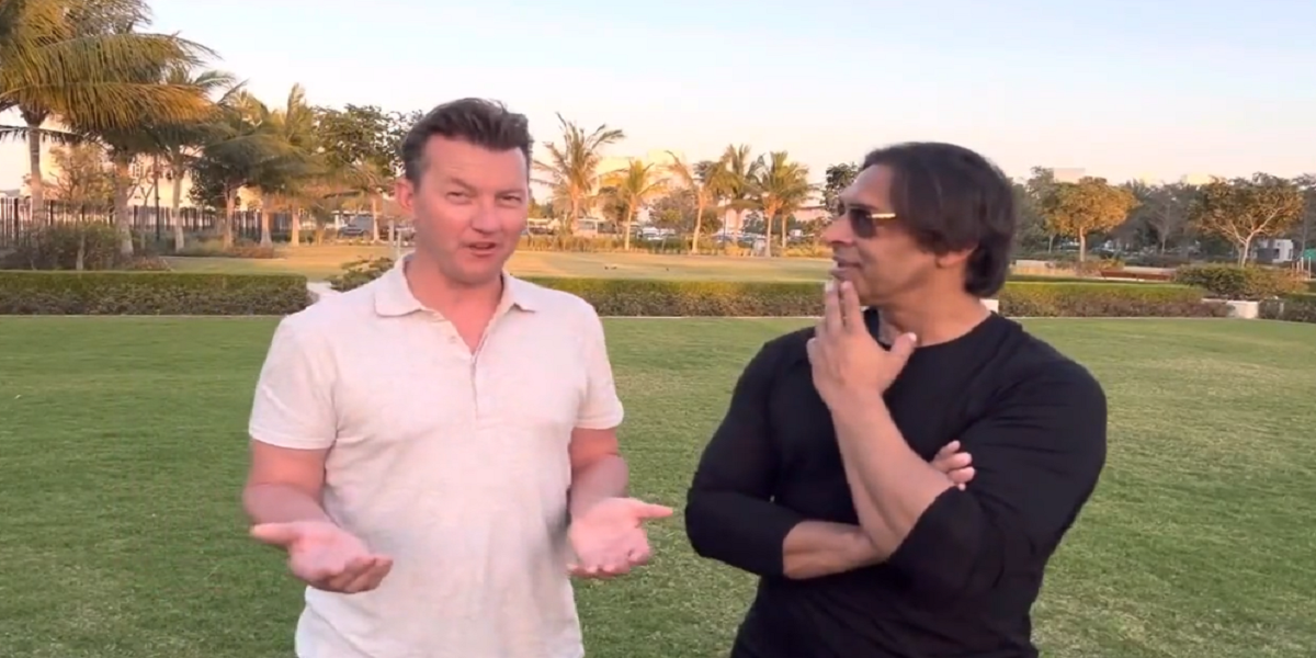 Brett Lee and Shoaib Akhtar