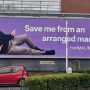Watch: A man advertises himself on billboards in search of a wife