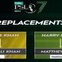 PSL 7: Replacements made by Lahore Qalandars and Peshawar Zalmi