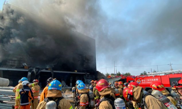 3 firefighters killed at S. Korea’s construction site fire