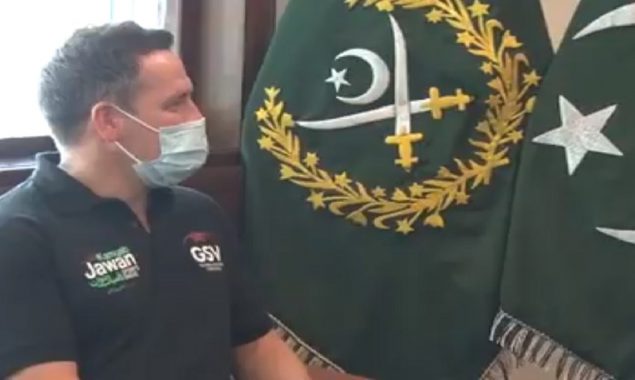 COAS Gen Qamar Javed Bajwa praises football legend Michael Owen’s visit to Pakistan