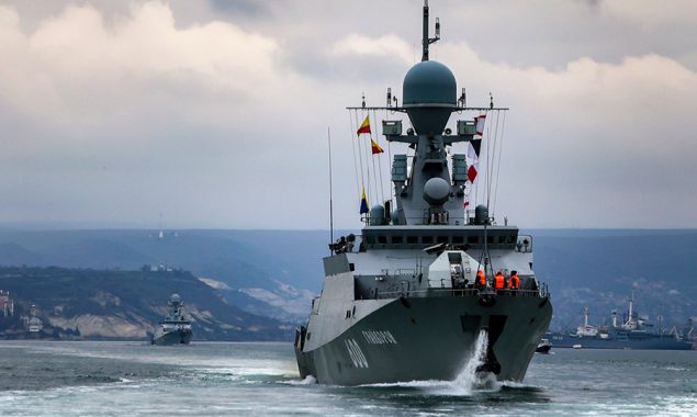 Russia announces huge naval drills as tensions with West soar