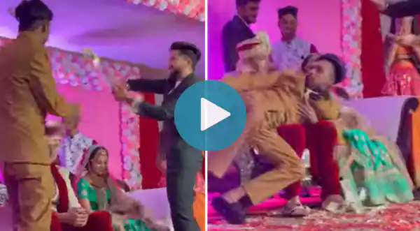 What Happens When the Groom’s Friend Falls Over Him on the Wedding Stage?