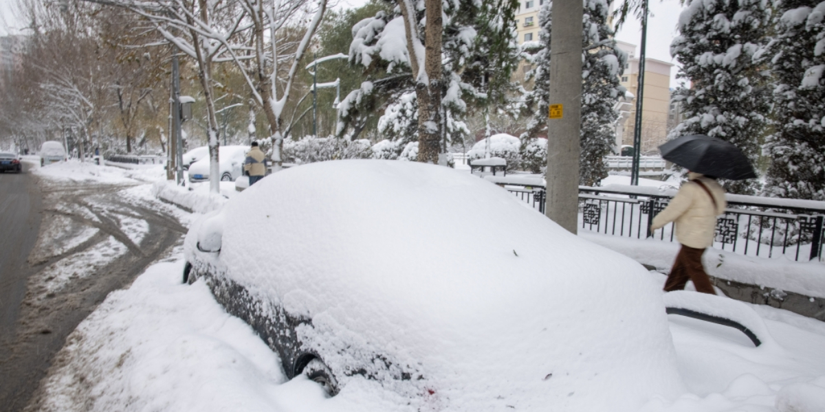 snow china