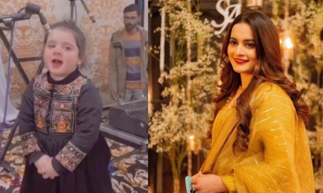 WATCH: Aiman Khan’s baby Amal earns cheers during on-stage singing