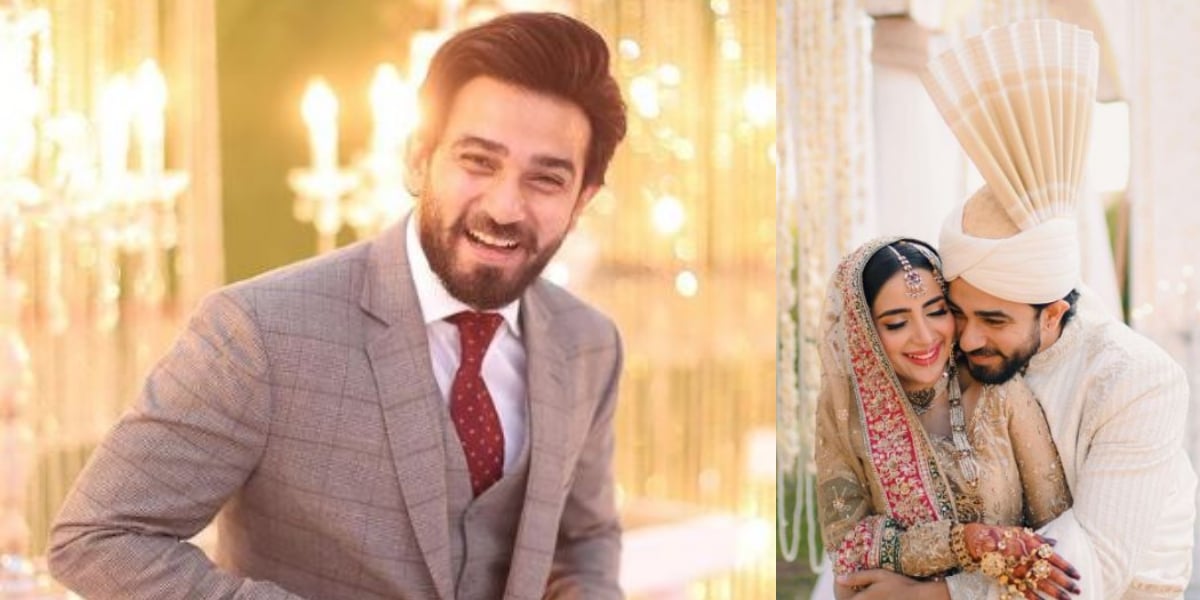 Newlyweds Ali Ansari Saboor Aly