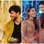 Groom Arez Ahmed has something to share with bride Hiba Qadir