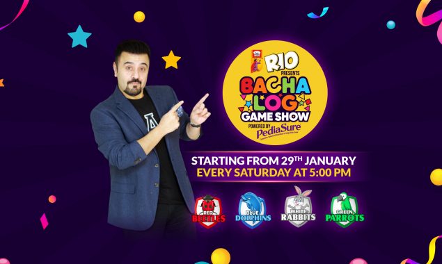 Ahmed Ali Butt to Host Pakistan’s First Ever & Biggest Game Show for Kids “Rio Presents Bacha Log Game Show