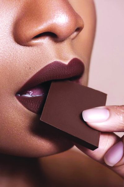 Ebony teens just love chocolate