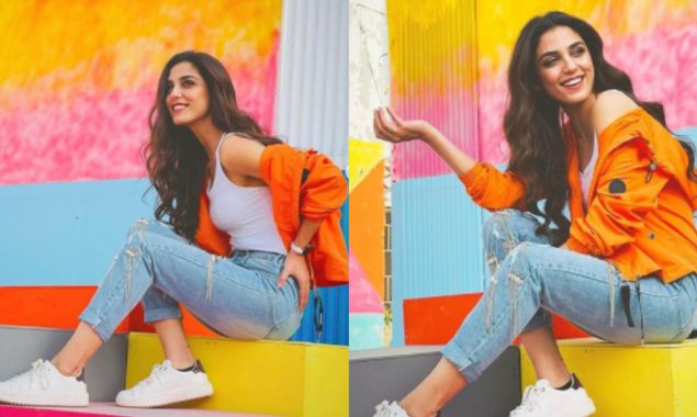 In pictures: Maya Ali splashes colour with a bright smile
