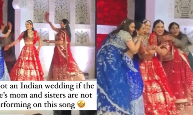 Bride dance with her mother and sisters to ‘Mahi Ve’ goes viral
