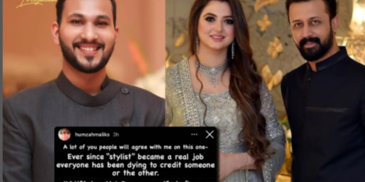 Hamza Malik is not happy with Atif Aslam for crediting his wife as his 'stylist' for PSL 7 anthem