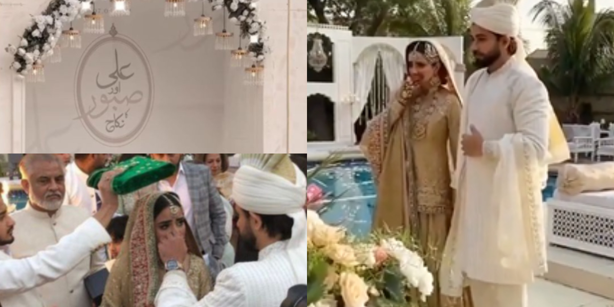 Inside Saboor Aly and Ali Ansari's dreamy Nikah ceremony