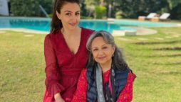 Soha Ali Khan remembers working with her mother as “terrifying.”