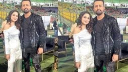 Atif Aslam wins hearts after his PSL 7 photo with Aima Baig goes viral