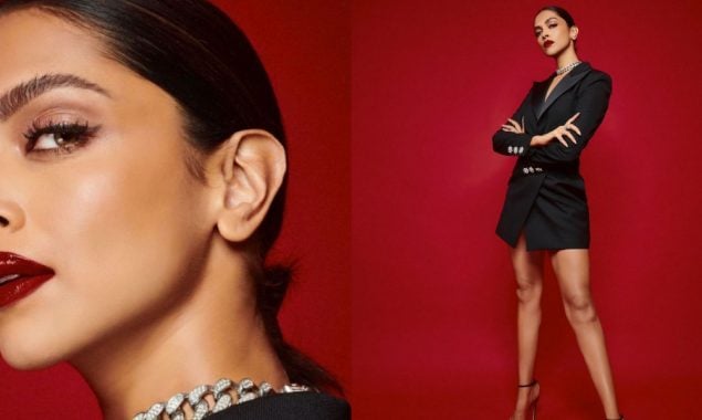 Deepika Padukone compares black dress with her iconic red lipstick