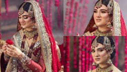 Sarah Khan looks drop dead gorgeous in drool-worthy bridal outfit