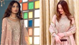 Aiman Khan or Sajal Aly, who looks best in a pink outfit? 