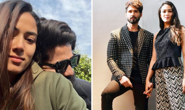 Shahid Kapoor cuddles up with Mira as they bask in the sun