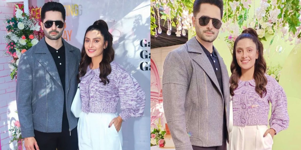 Ayeza Khan and Danish Taimoor set couple goals at Nida Yasir's birthday bash