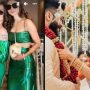 New bride Mouni Roy looks stunning in a green gown as she parties in Goa