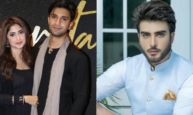 Imran Abbas responds to a fan about Ahad's absence in Saboor's wedding