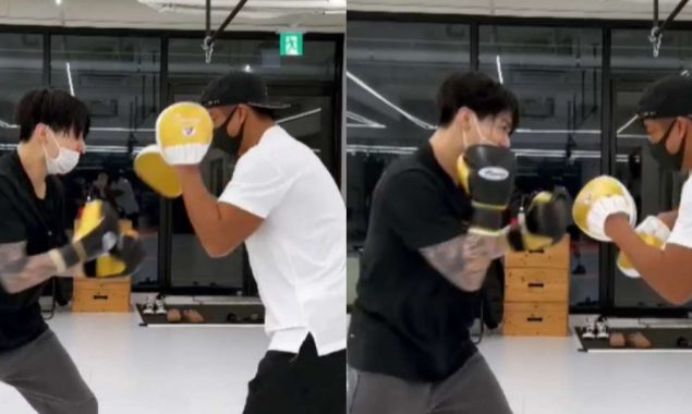 Watch BTS’ Jungkook shares another boxing video