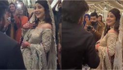 Areeba Habib and Saadain groove to ‘Raataan Lambiyan’ at their shendi