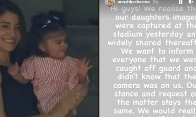 Anushka Sharma break silence on Vamika’s pictures going viral