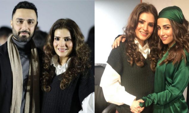Actress Resham shares a fan moment with Parizaad cast