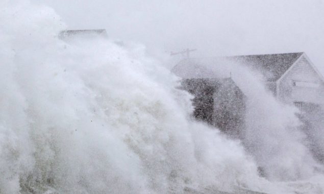 'Bomb cyclone' blankets northeast US in snow