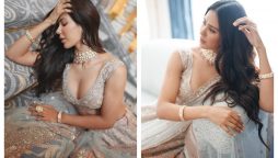 Sonam Bajwa Looks Dead Gorgeous in Pastel Lehenga