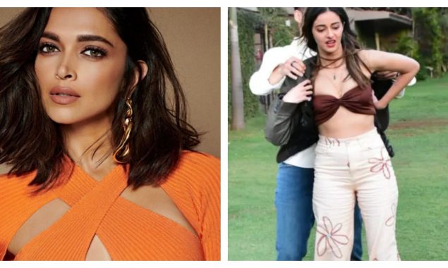 Deepika Padukone looks smokin’ HOT in Orange outfit, Ananya Panday gets Siddhant’s jacket at Gehraiyaan promotions