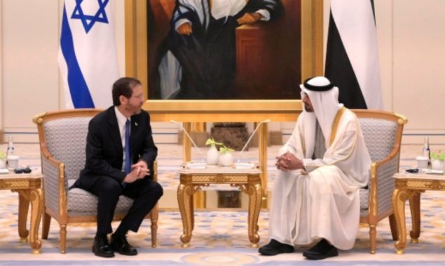 UAE intercepts Yemen rebel missile as Israeli president visits