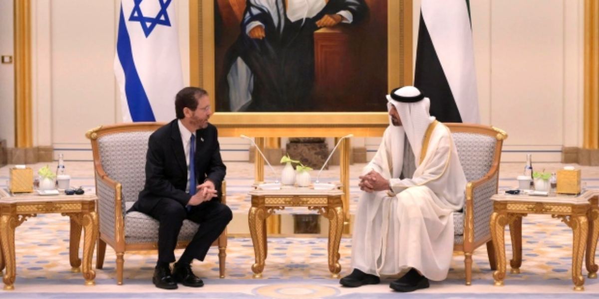 UAE intercepts Yemen rebel missile as Israeli president visits