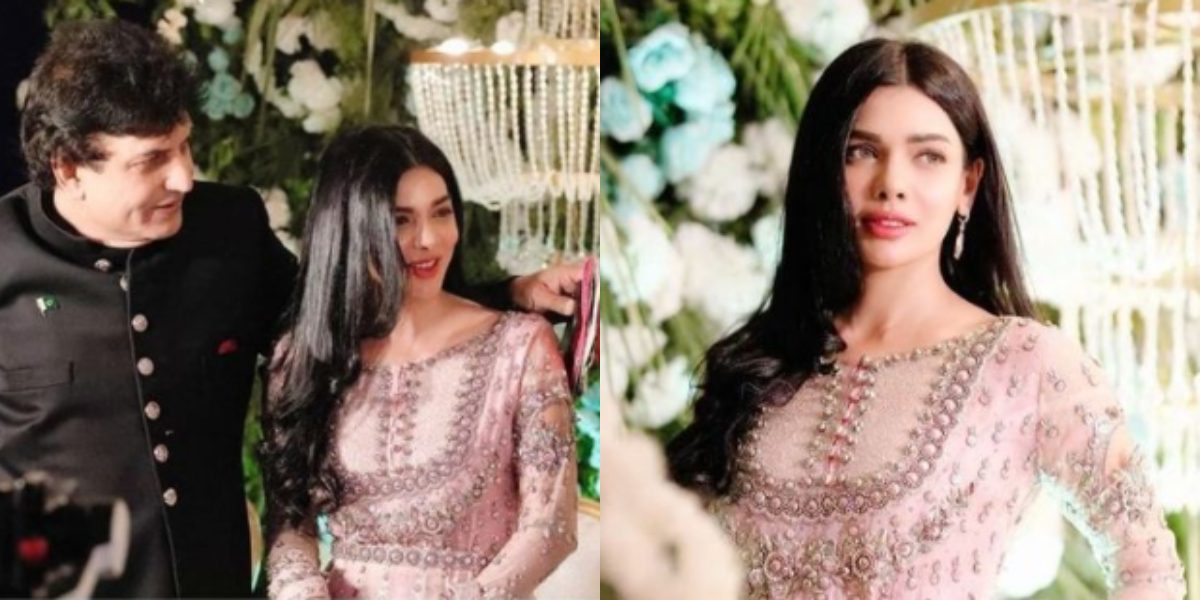 Khalil Ur Rehman Qamar spotted with Sara Loren at recent wedding