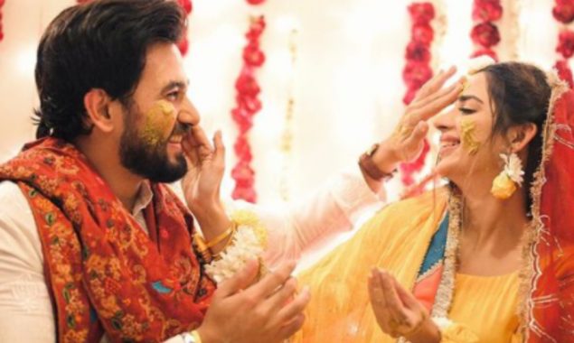 Saboor Aly, Ali Ansari’s Mayun is happening now, Sajal is laying Haldi