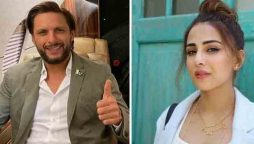 Ushna Shah shares a fan moment with Shahid Afridi, ‘Lala Ney Dil Jeet Liya’