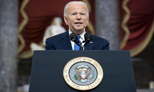 Biden points to ‘progress’ as US prices hit record high last year