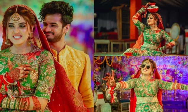 Inside TikToker Kanwal Aftab and Zulqarnain’s exuberant Mehendi event