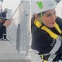 Ayesha Omar attempts a dangerous stunt from Dubai top building, watch video