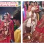 Bride & groom play a fun game at their wedding gone viral