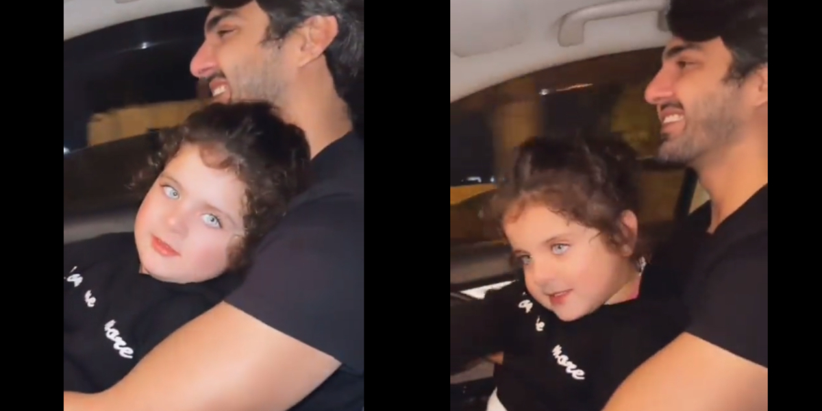 Baby Amal enjoys outing with Minal Khan and Ahsan Mohsin Ikram